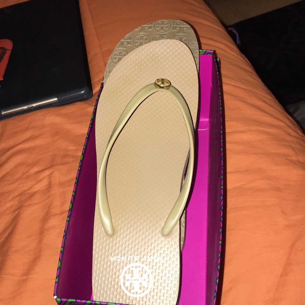 Tory Burch thin wedge flip flops